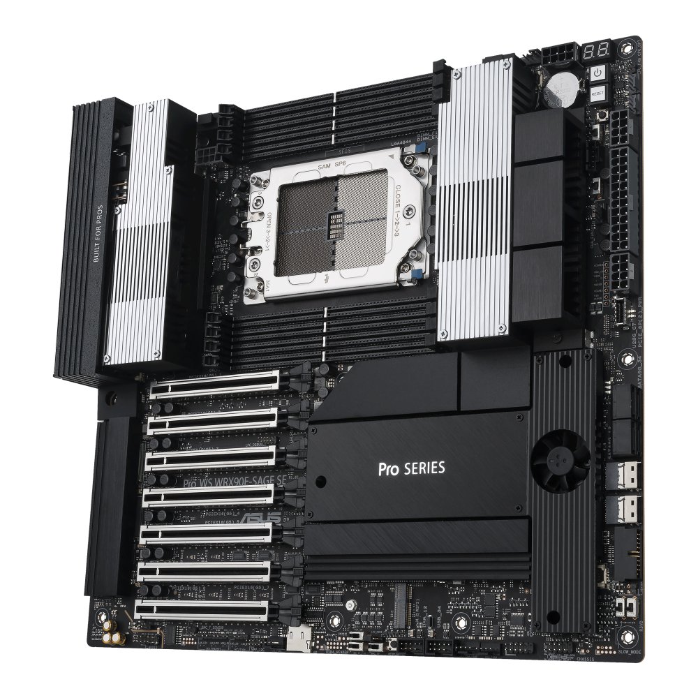 ASUS OP ASUS Motherboard/ATX/TR5/8xRDIMM/DDR5 ECC/1xDP/1xHDMI 6xPCIe5x16/1xPCIe5x1(x8mode)/4xM.2/2xSlimSAS/4xSATA/RAID/