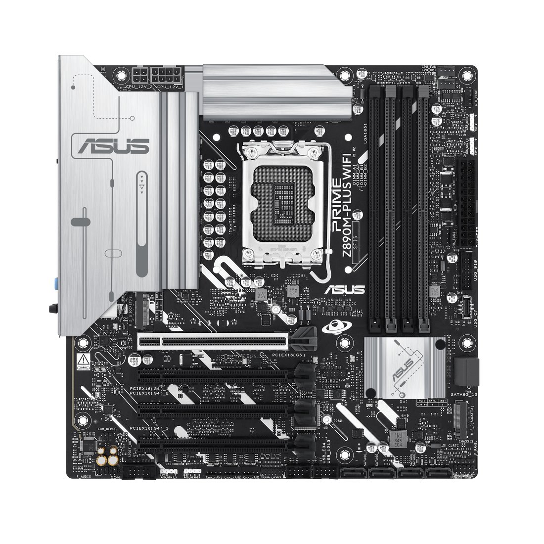 ASUS OP ASUS Motherboard/mATX/LGA1851/4xDIMM;Max.192GB;DDR5/1xDP/1xHDMI/1xType-C/1xPCIe5x16/1xPCIe4x16(x4)/2xPCIe4x1(x1)/3xM.2/6xSATA 6G