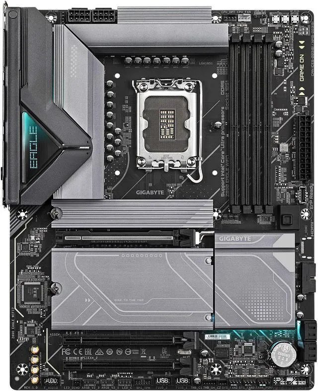 Gigabyte Z890 Eagle / Eagle Plus - 4x DDR5, 4x M.2, LGA1851, ATX