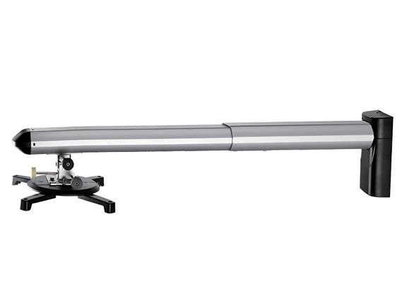Aavara PW120 / PB120 wall mount projector hanger - 1250mm from wall , 360 Rotation , +/- 25 inclination on mount plate , +-5 on pillar , support up to 15kg , compatible with hole patterns up to 325mm