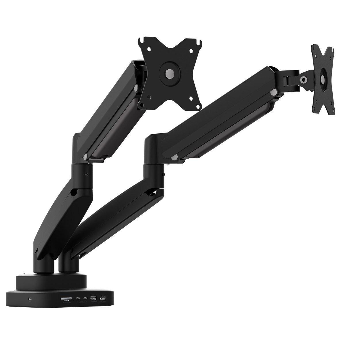J5Create - JTSA302 Ergonomic Dual-Monitor Mount with Docking Station
