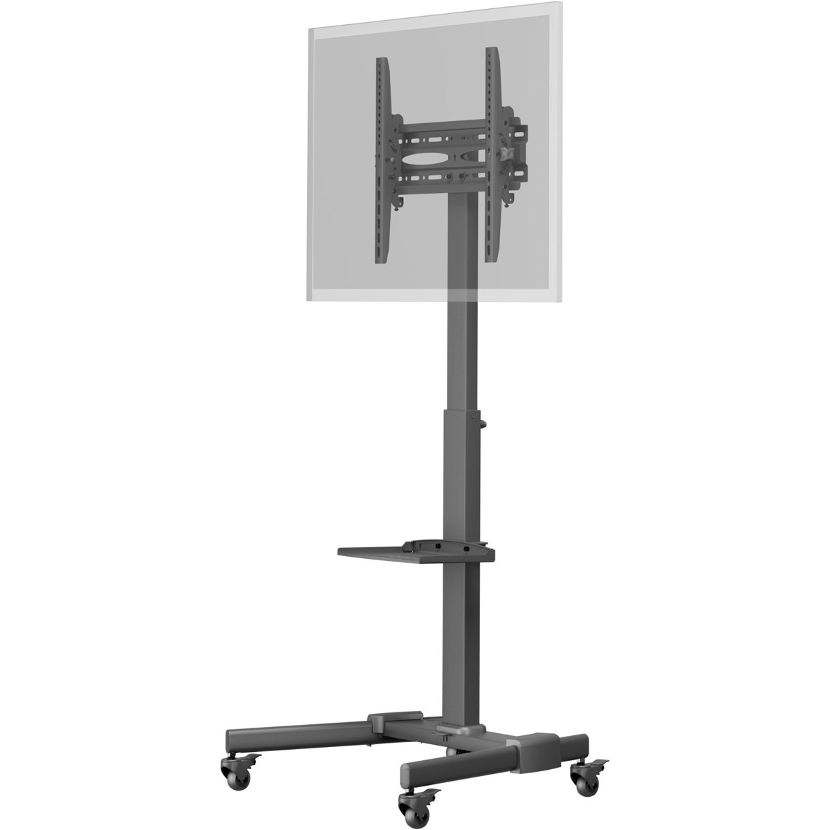 Goobay TV Floor Stand Basic (Size L) for TVs and monitors between 37" and 70"