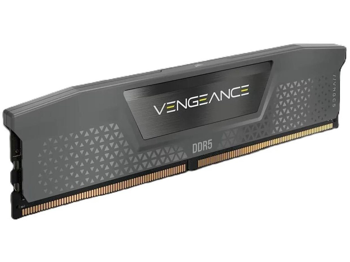 CORSAIR VENGEANCE DDR5 16GB (1 x 16GB) DDR5 6000 CL38-48-48-96 1.35V Intel XMP & AMD EXPO - GREY