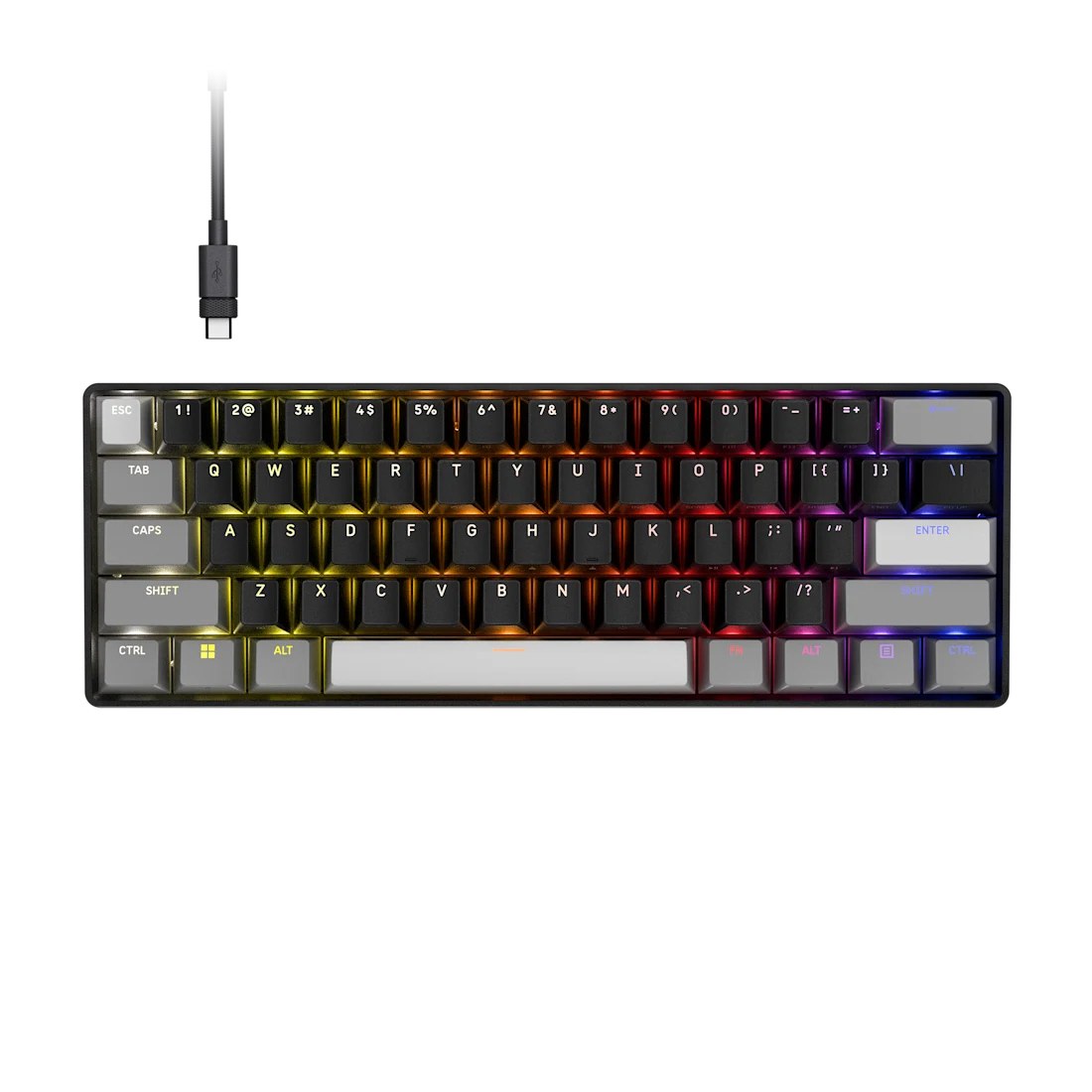 Corsair CLIPPER PRO MINI 60 Hall Effect Gaming Keyboard; MGX HYPERDRIVE CORE magnetic switches