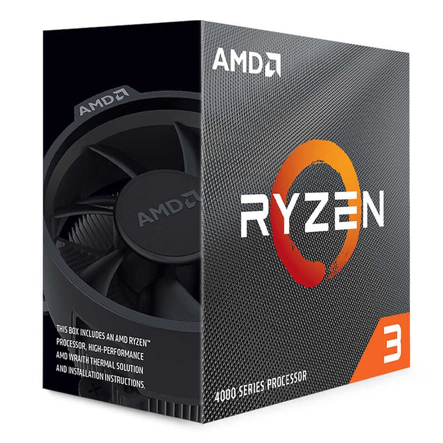 AMD Ryzen 3 4C/8T 4100 (3.8/4.0GHz Boost;6MB;65W;AM4) BOXED - no Graphics
