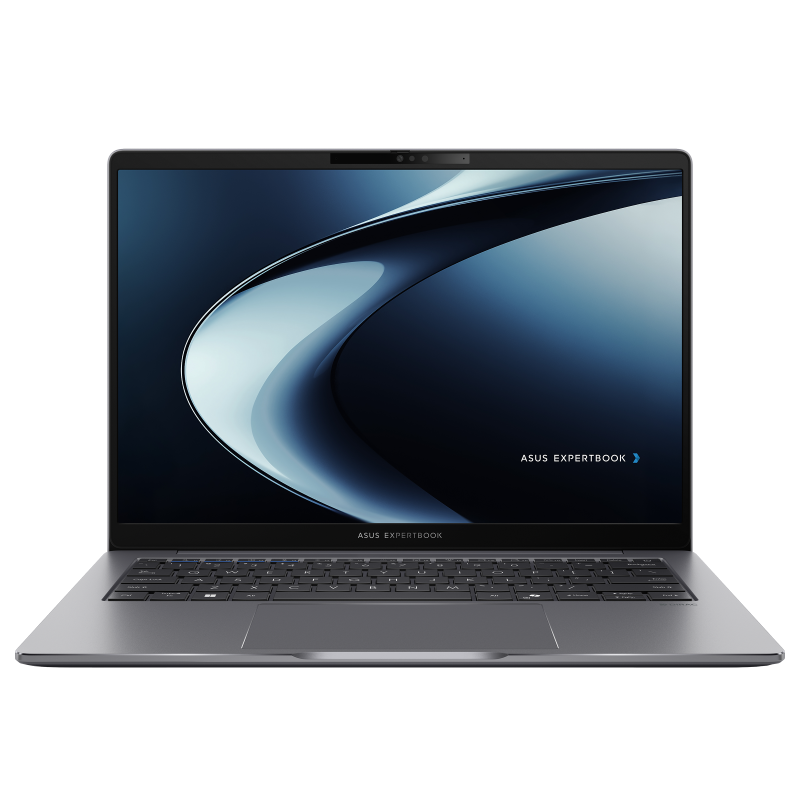 ASUS ExpertBook P3 , Intel® Core™ Ultra 7 Processor 255H 2.0 GHz (24MB Cache, up to 5.1 GHz, 16 cores, 16 Threads); Intel® AI Boost NPU up to 13 TOPS , Non-touch screen, 14.0 WUXGA (1920 x 1200) 16:10 300 nits Anti-Glare LED Backlit NTSC:45% Wide Vie