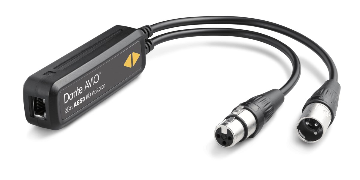 Audinate Dante AVIO AES3 IO Adapter 2X2 Ch
