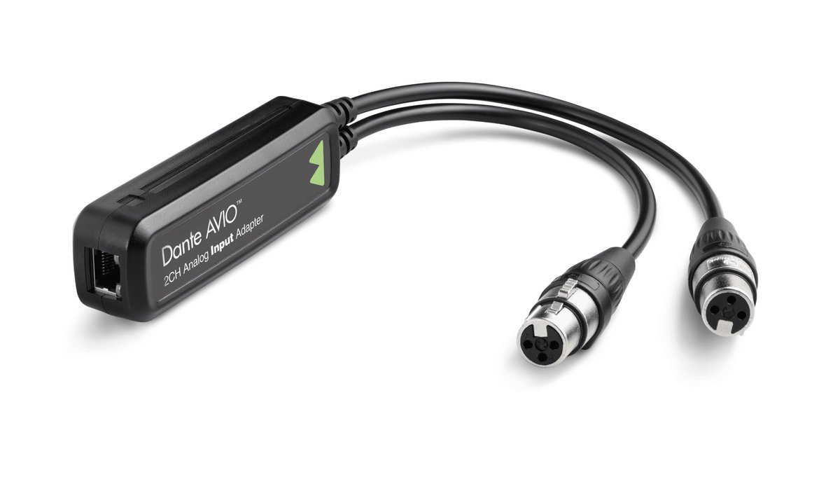 Audinate Dante AVIO Analog Input Adapter 2 Ch