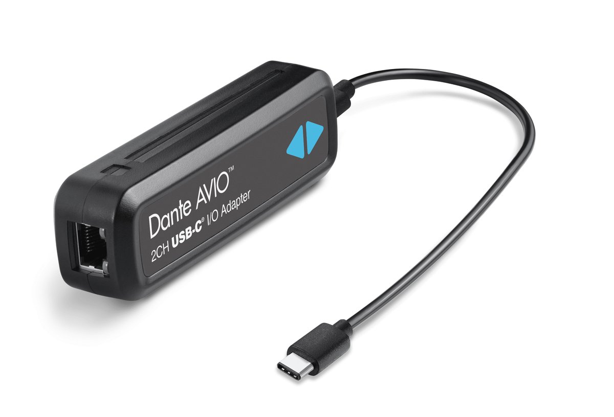 Audinate Dante AVIO USBC IO Adapter 2x2