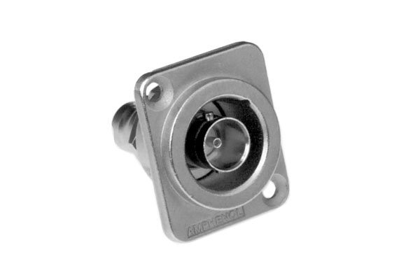 Amphenol Bulkhead Adapter-Isolated, 'D' Shell Housing, BNC