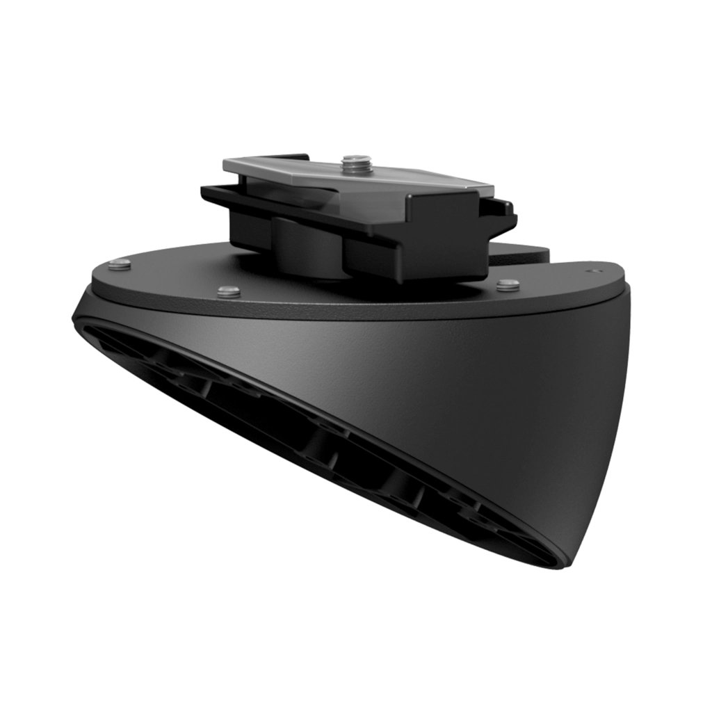 Audac Light track adapter mount for ATEO4 - 3-Phase Track Black version