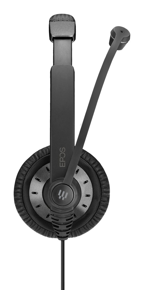 EPOS IMPACT SC 45 USB MS Monaural Office Headset, Black, 2.5m Cable, USB Connectivity