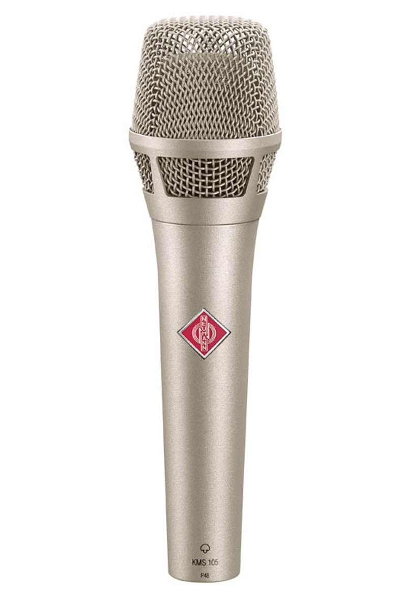 Neumann KMS 105 Vocalist Microphone, Super Cardioid, Nickel, Condenser Mic.