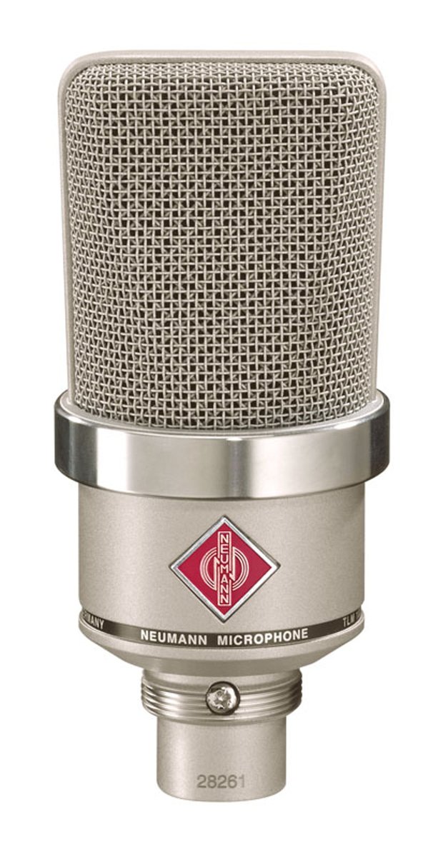 Neumann TLM 102 Large Diaphragm Microphone, Nickel, Cardioid Directional Characteristic
