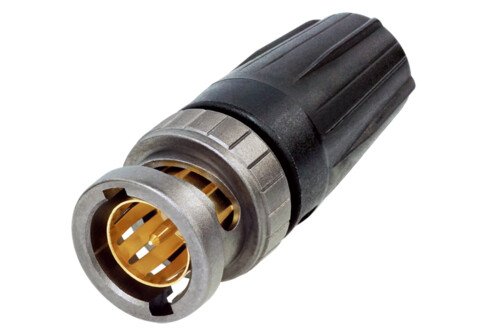 Neutrik NBNC75BFG7X Rear twist crimp (hex 5 mm), HDTV For cables: SC-Slimline/Transit