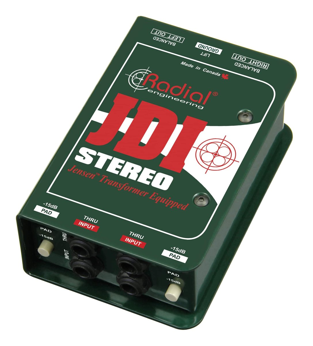 Radial Engineering Radial JDI Stereo Passive DI, stereo for acoustic guitar, bass and keyboards