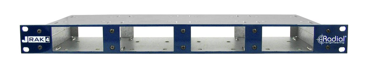 Radial Engineering Radial JRAK 4 Rack adaptor houses up to 4 Radial DI boxes in a single 19" space