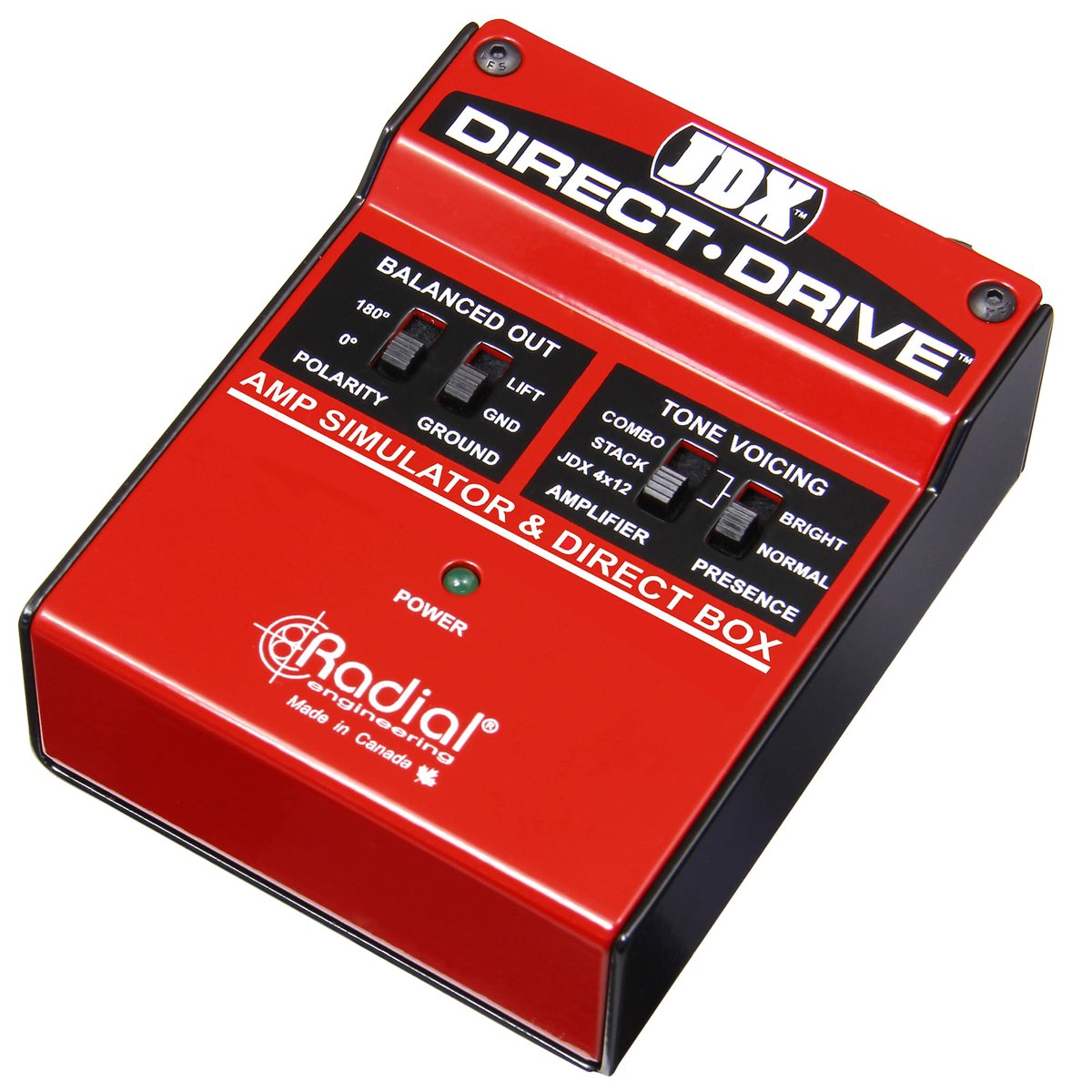 Radial Engineering Radial Direct-Drive Guitar amp simulator with 3 amp settings and balanced DI out*