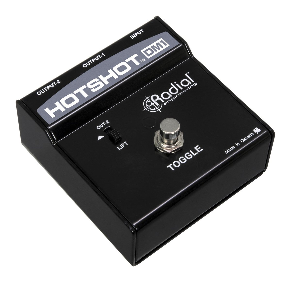 Radial Engineering Radial HotShot DM1 Momentary footswitch toggles dynamic mic from PA to intercom