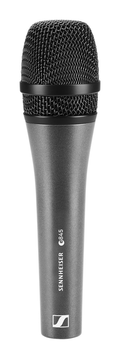 Sennheiser E 845 Dynamic Super Cardioid Microphone, XLR-3M