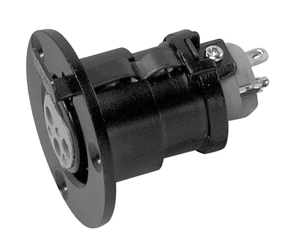 Sennheiser MZT 30 B Table Installation Socket, Black, XLR-3, Microphone Connector
