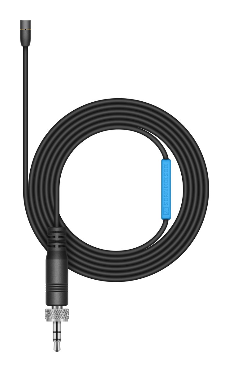 Sennheiser MKE 2-EW GOLD Lapel Omni-directional Clip-on Microphone, Black, 3.5mm
