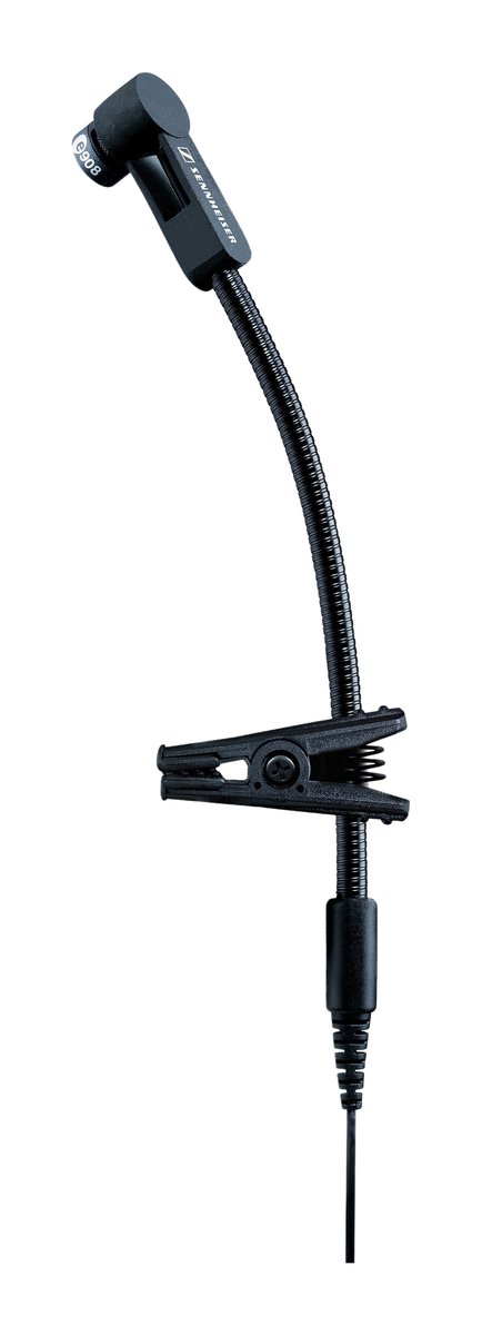 Sennheiser E 908 B Condenser Gooseneck Instrument Microphone, For Brass With MZA 900 P