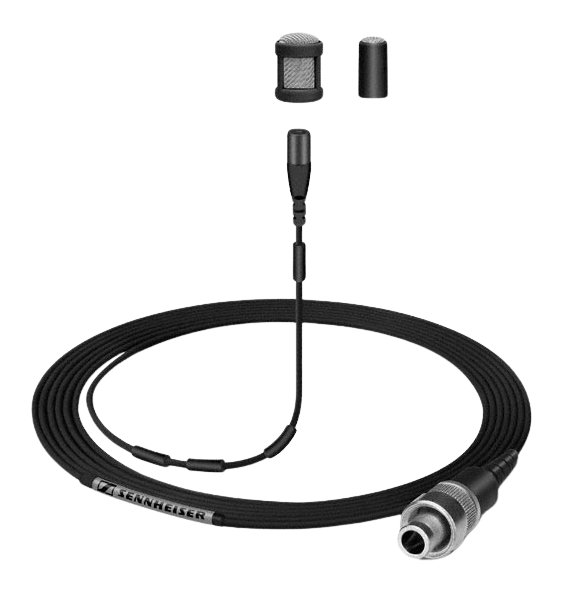 Sennheiser MKE 1-4 Omni-directional Lapel Microphone, Black, 3.3mm Capsule, 3-Pin Lemo