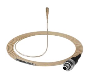 Sennheiser MKE 1-4-3 Omni-directional Lapel Microphone, Beige, 3.3mm Capsule, 3-Pin Lemo