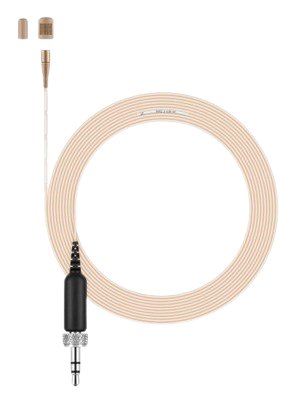 Sennheiser MKE 1-EW-3 Omni-directional Lapel Microphone, Beige, 1.6m Cable, 3.5mm Jack Plug