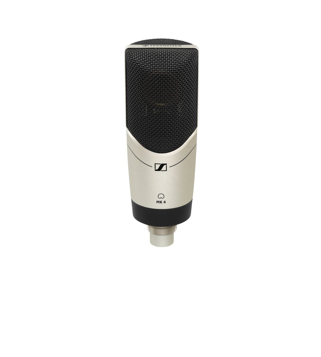 Sennheiser MK 4 Large Diaphragm Studio Condenser Cardioid Microphone, 24.4mm, MZQ 4 Mic Clamp