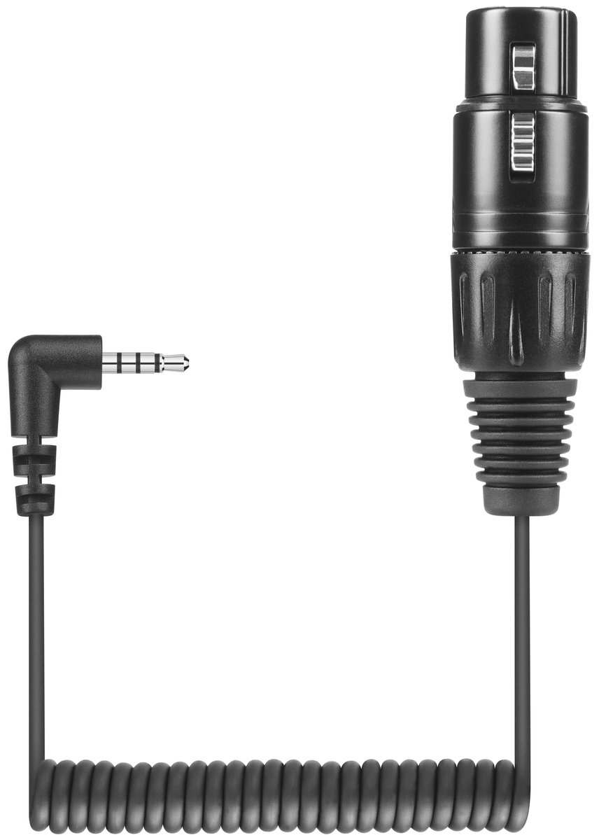 Sennheiser Spares - KA 600 I Connection Cable, 0.2m, Coiled, XLR-3F Connector to 3.5mm Jack