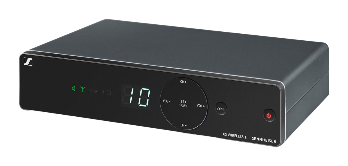 Sennheiser EM-XSW 1-B Wideband FM Receiver, Double Superheterodyne, 614-638MHz