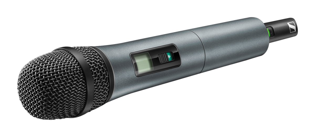 Sennheiser SKM 825-XSW-B Handheld Transmitter, e 825 Capsule, Dynamic, Cardioid, 614-638MHz