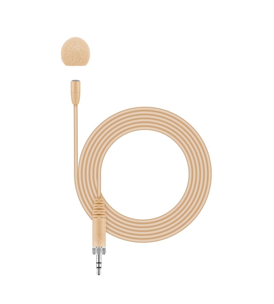Sennheiser MKE Essential Omni-Beige, Lavalier Microphone, Omni-directional, Beige, 1.6m Cable, 3.5mm