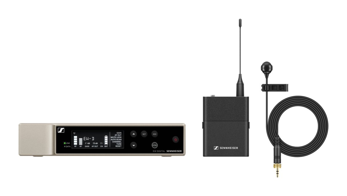 Sennheiser EW-D ME4 SET (S1-7), Receiver, Bodypack Transmitter, ME 4 Lapel, 606.2-662MHz