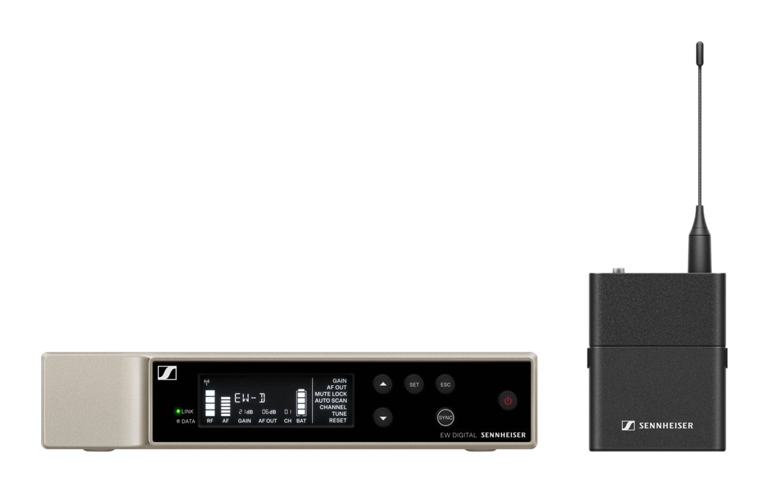 Sennheiser EW-D SK BASE SET (S1-7), Receiver, Bodypack Transmitter, Without Lapel, 606.2-662MHz