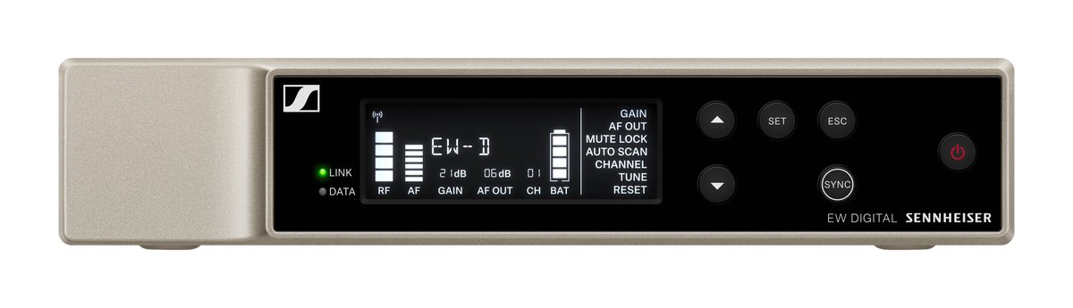 Sennheiser EW-D EM RF Receiver, Stationary, 606.2-662MHz