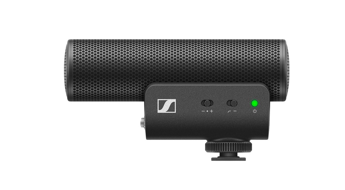 Sennheiser MKE 400 Rifle Microphone for Semi-professional Cameras, 3.5mm Stereo Mini Jack