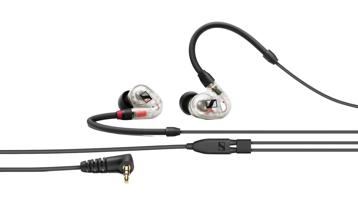 Sennheiser IE 100 PRO Clear In-ear Headset, 1.3m Cable, Soft Pouch, Ear Adapters (S/M/L)