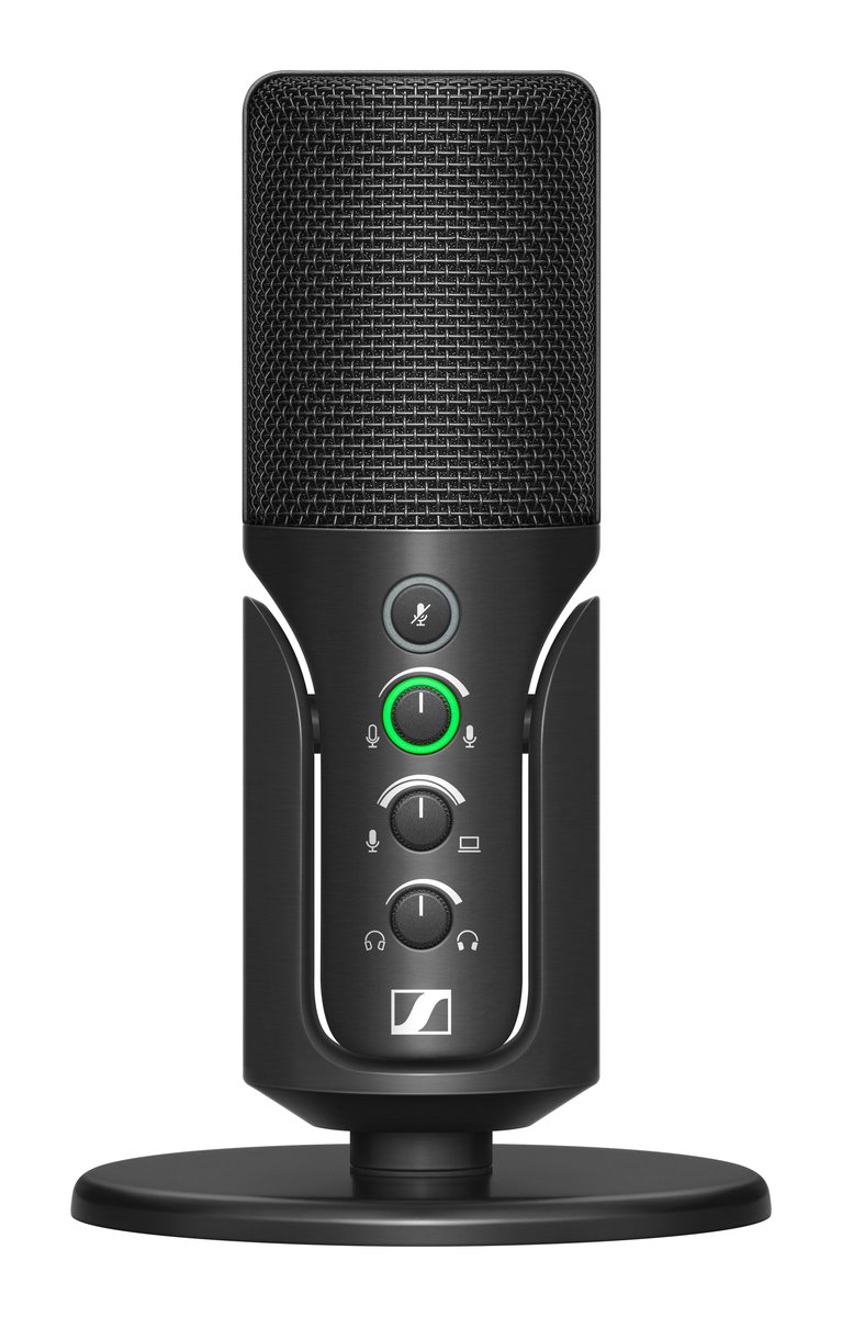 Sennheiser Profile USB Microphone, 1.2m USB-C Cable, Profile Table Stand