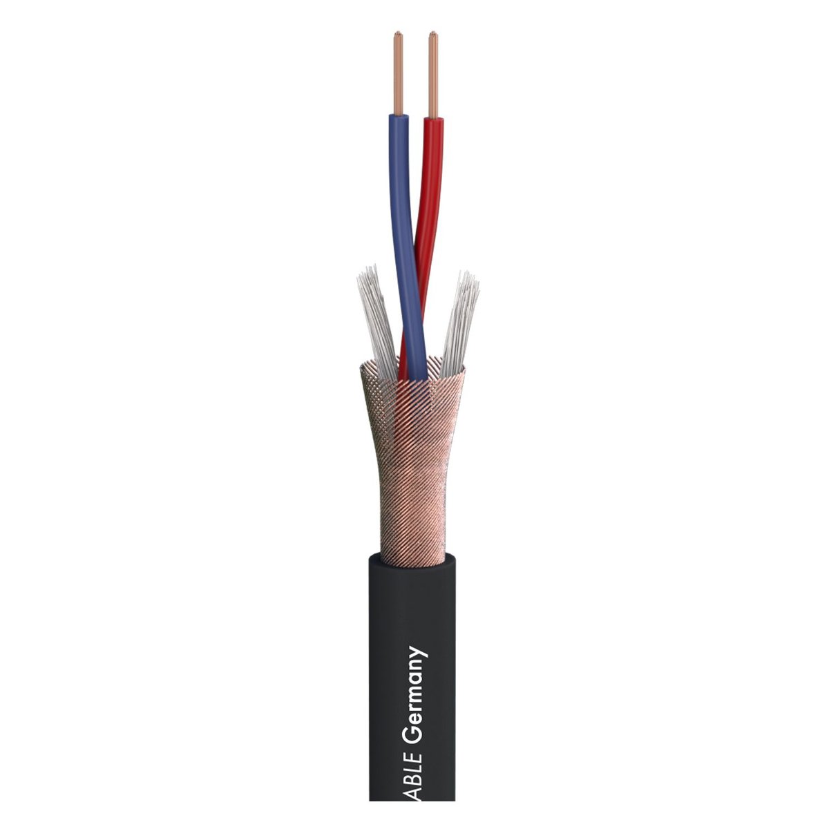 Sommer Cable Microphone Cable Stage 22 Highflex; 2 x 0,22 sq. mm; PVC 6,40 mm; black
