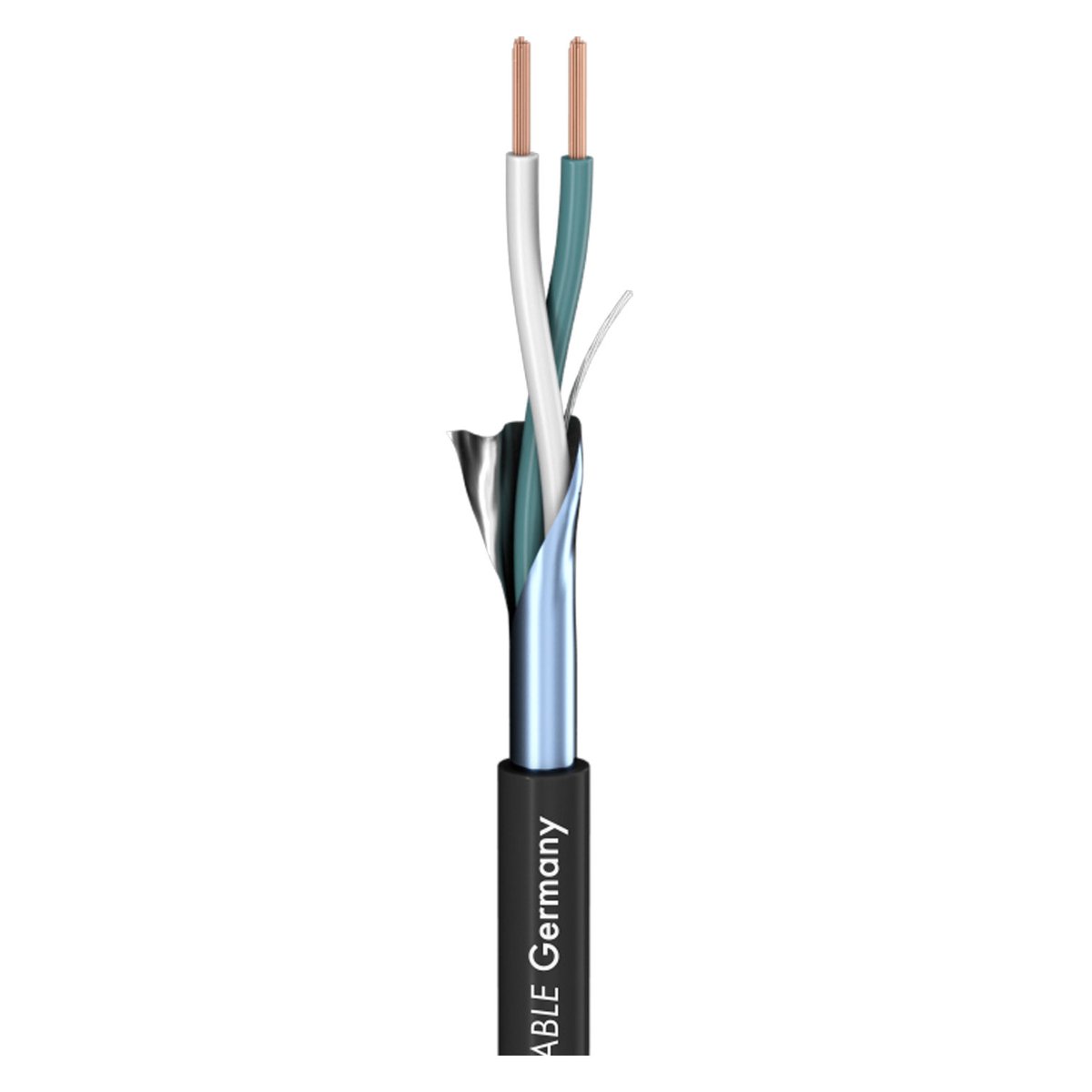 Sommer Cable Patch cable SC-Isopod SO-F22; 2 x 0,22 sq. mm; PVC 3,30 mm; black