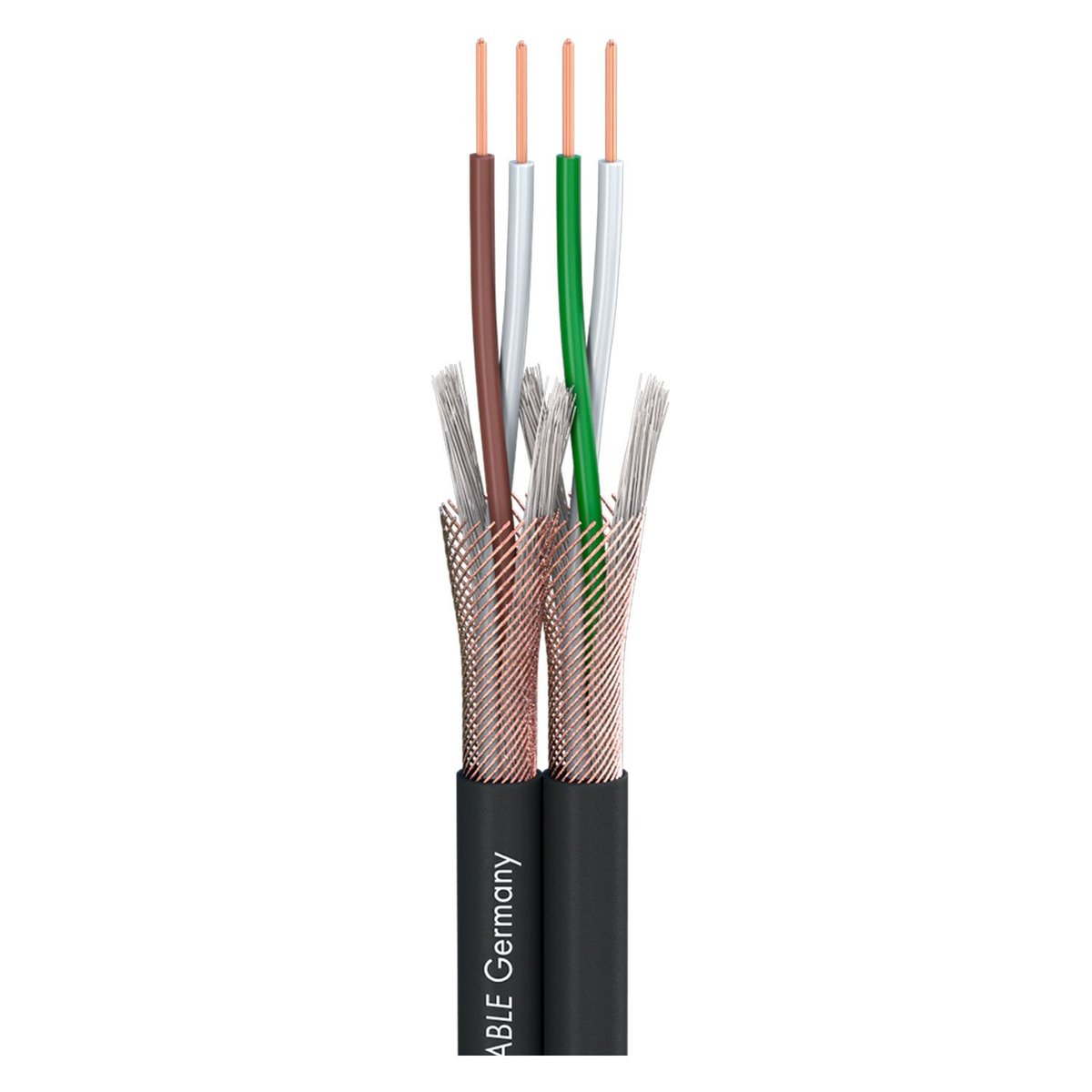 Sommer Cable Patch & Microphone Cable SC-Peacock MKII; DMX: 2 x 0,22 sq. mm; S-PVC; 9,2 x 4,5 mm; black