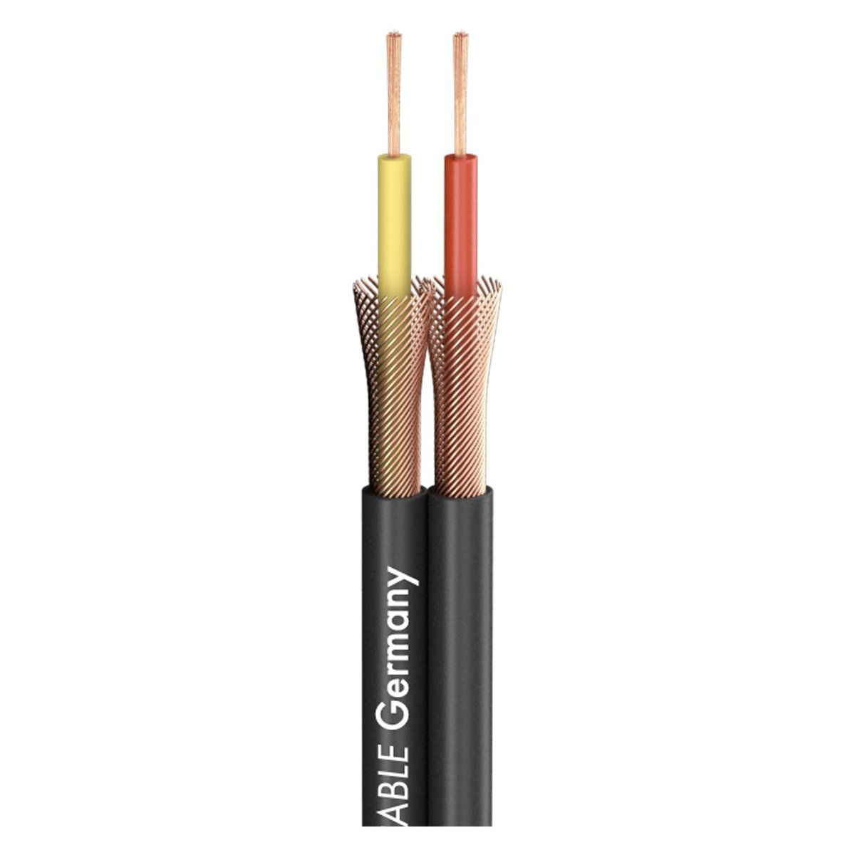 Sommer Cable Patch & Instrument Cable SC-Onyx 2008; 2 x 1 x 0,08 sq. mm; PVC; 5,9 x 2,6 mm; black