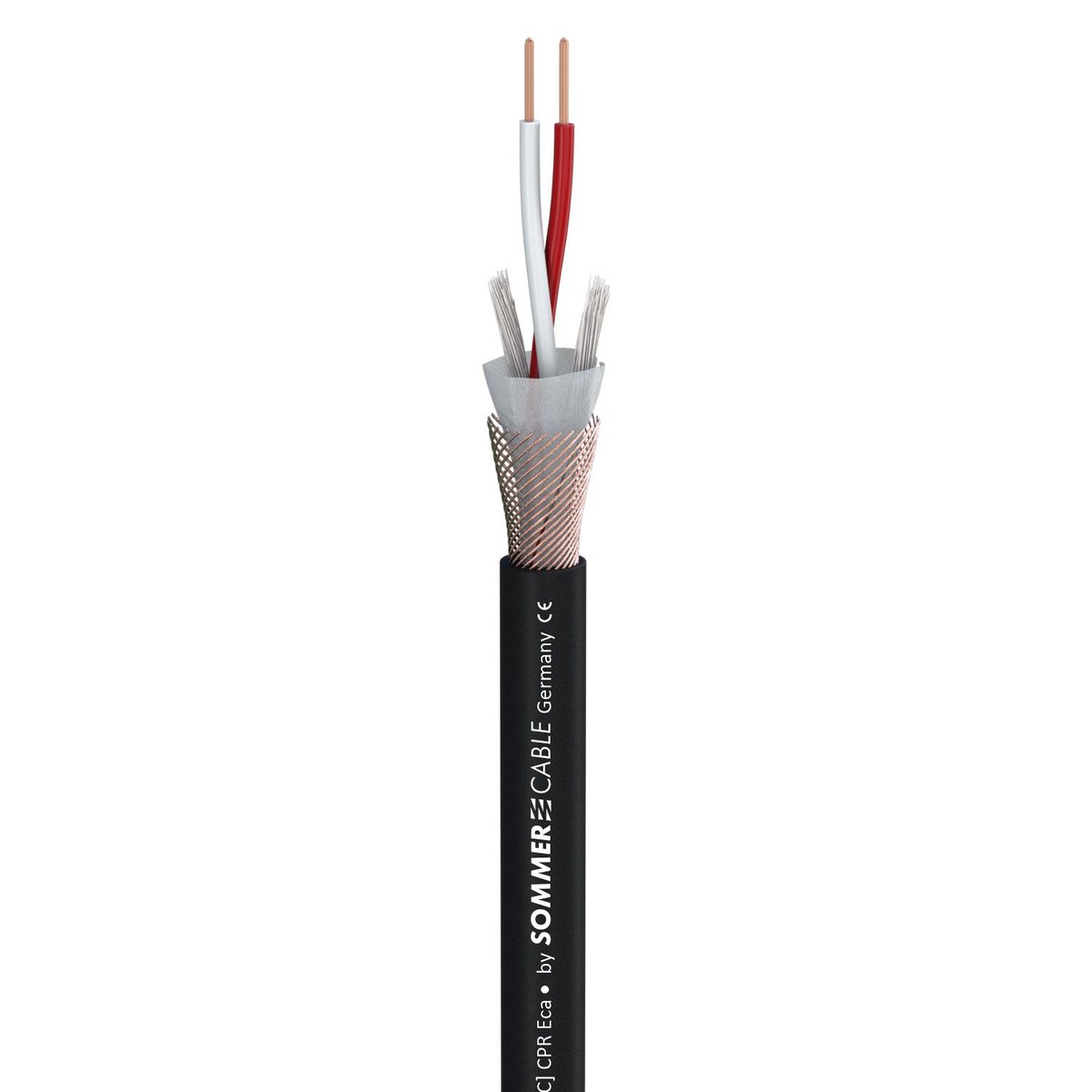 Sommer Cable DMX Binary 234 AES/EBU MKII; 2 x 0,34 sq. mm; PVC 6,20 mm; black