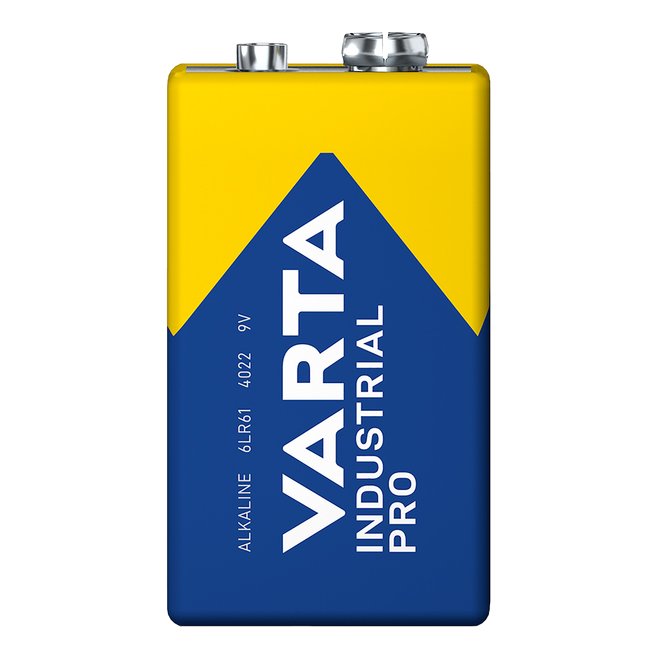 Varta Industrial Alkaline 9V Battery (Min order 20 or multples of 20)