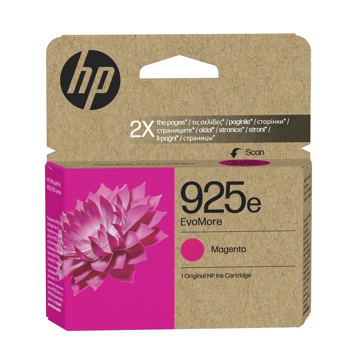 HP 925e Evomore Original Magenta Ink Cartridge For HP Officejet Pro 8120:8310 Series