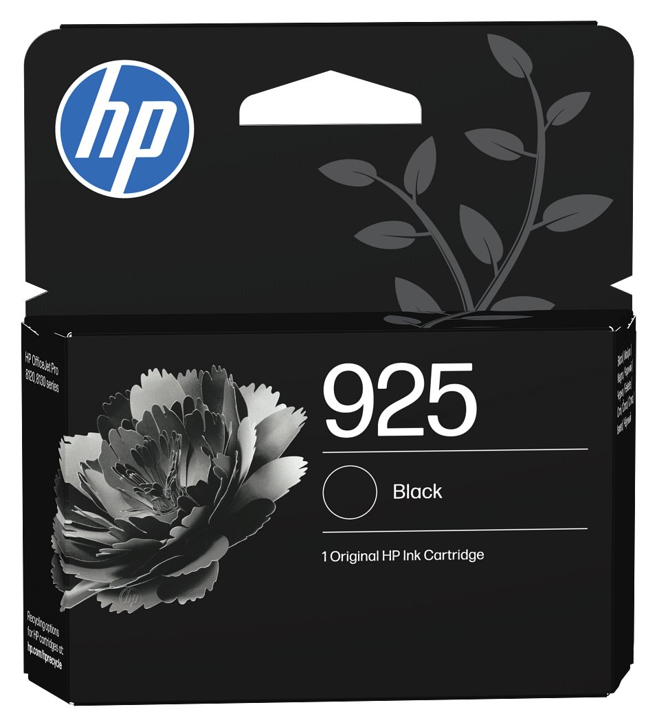 HP Blister 925 Original Black Ink Cartridge For HP Officejet Pro 8120 series: HP Officejet Pro 8310 series