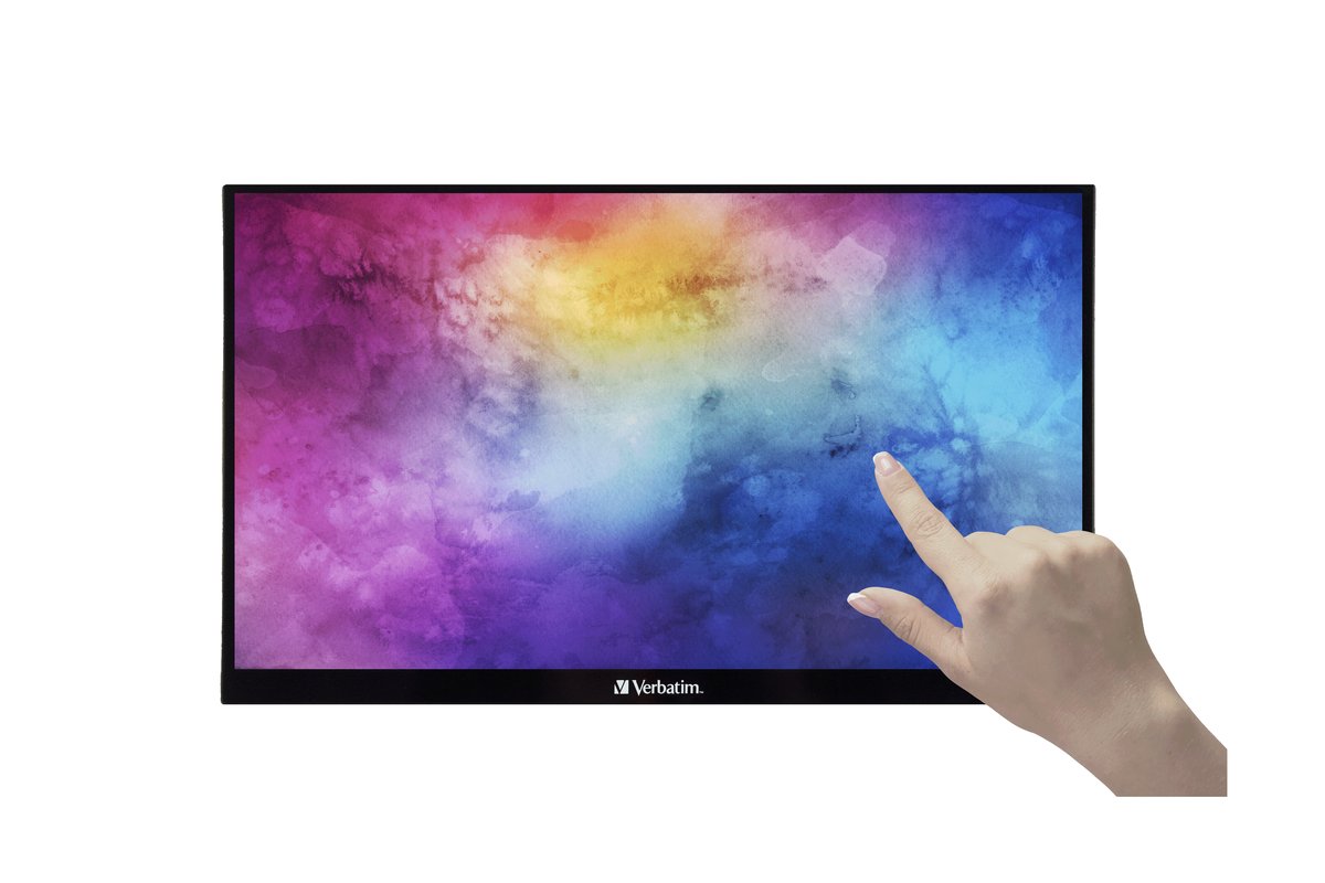 Verbatim Portable Touchscreen Monitor 14'' Full Hd 1080p Metal Housing